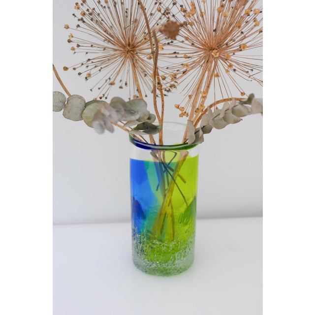 Scandinavian Art Glass Unik Vase by Göran Wärff Kosta for Kosta Boda, Sweden, 1980s For Sale - Image 13 of 14