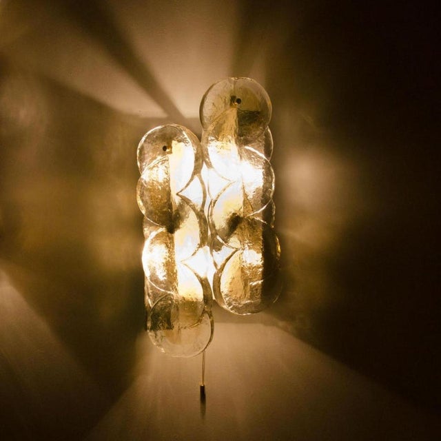 Smoked Glass Pendant Lights by J. T. Kalmar for Kalmar, 1970s, Set of 7 For Sale - Image 12 of 15