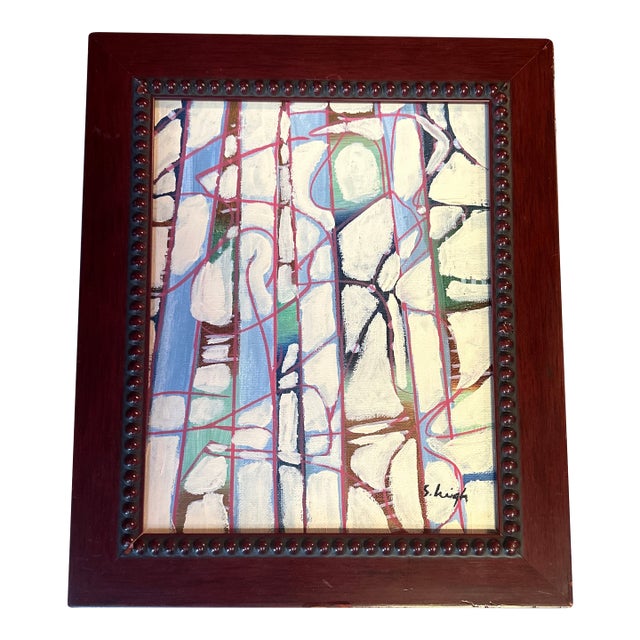 Contemporary Original Abstract Painting by Stephen Heigh “Twine” For Sale