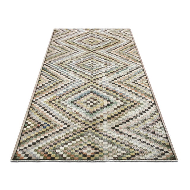 1960s 1960s Turkish Mid-Century-Modern Rug For Sale - Image 5 of 5