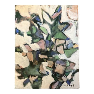 Contemporary Original Stephen Heigh Abstract Painting “Changing Leaves“ Signed For Sale