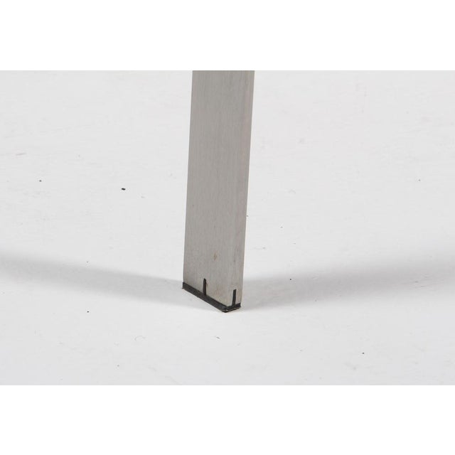 Metal Dining Chairs in Tan Leather and Stainless Steel by Jørgen Høj for PP Møbler, 2010s, Set of 8 For Sale - Image 7 of 10
