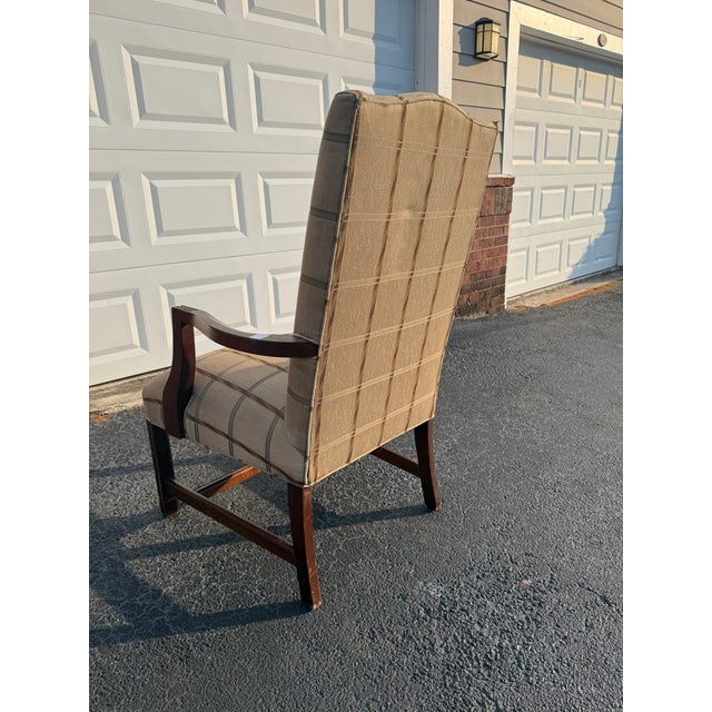 Mid-Century Modern 1990s Martha Washington Chair For Sale - Image 3 of 4
