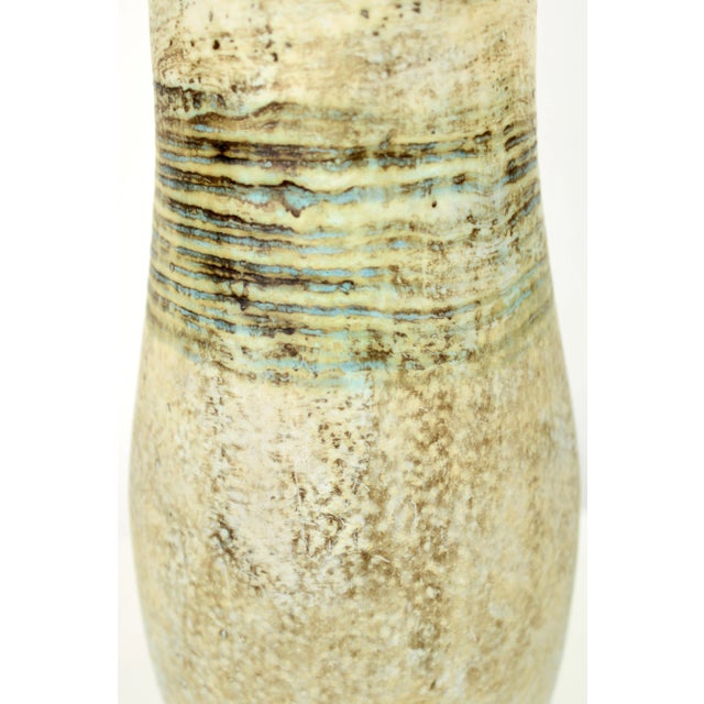 1950s Les 2 Potiers Michelle and Jacques Serre French Ceramic Vase Signed 2 Potiers For Sale In Chicago - Image 6 of 8