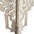 Metal Vintage Urn With Flowers Metal Table Lamp or Sconce For Sale - Image 7 of 10