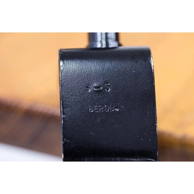 Black Desk Clamp Lamp by Alf Svensson for Bergboms, 1950s For Sale - Image 8 of 12