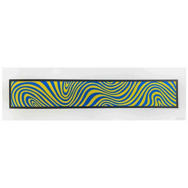 Wavy irregular bands is an artwork realized by sol lewitt in 1996. Etching and aquatint on arches 88 paper. Edition of 35...