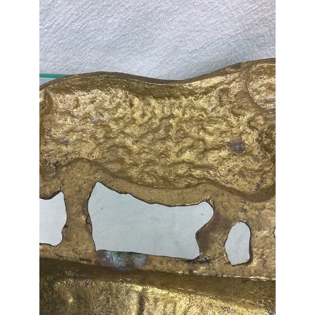 Antique Brass English Sheep Doorstop For Sale In Raleigh - Image 6 of 7