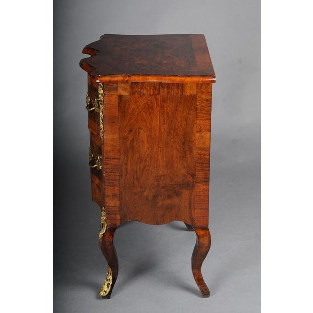 Antique Chest of Drawers in Oak with Walnut Veneer, Dresden, 1870 For Sale - Image 6 of 17