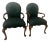 Pennsylvania House Elegant Cherry Wood and Exquisitely Upholstered Dearborn Pair of Chairs Mint Condition For Sale
