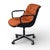 1970s Charles Pollack for Knoll Burnt Orange Executive Chair For Sale - Image 5 of 16