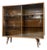 1960s Walnut Mid Century Modern Bookcase For Sale