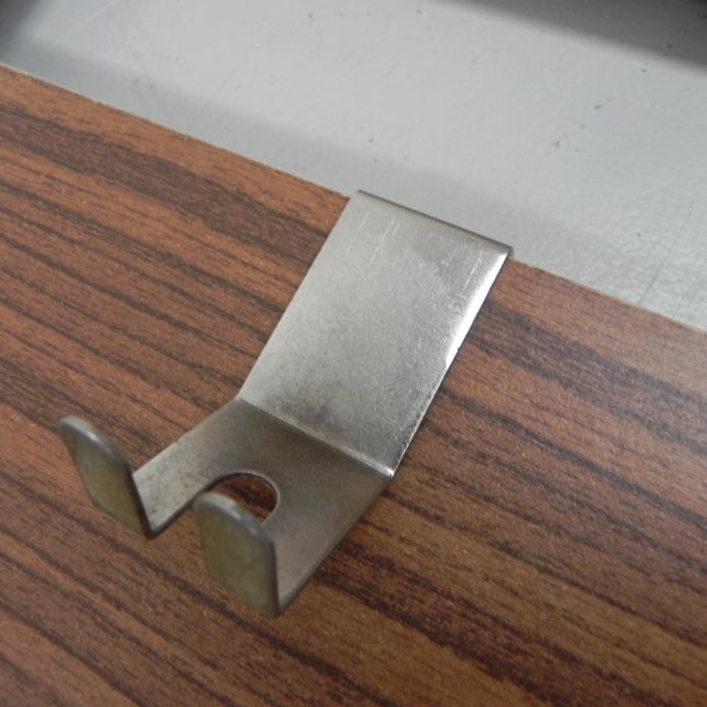 Vintage Wall Coat Rack with Hooks and Mirror, 1960s For Sale - Image 10 of 18