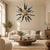 Sputnik Light with 51 Black and Transparent Murano Tips from Justfurnituress SRL For Sale - Image 9 of 10