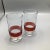 Transparent Federal Highball Glasses and Caddy-Set of 9 For Sale - Image 8 of 13