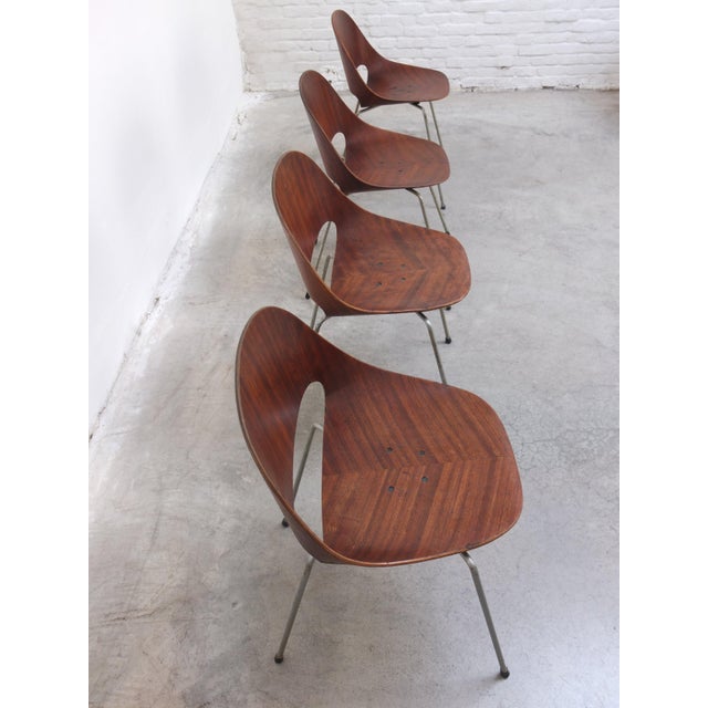 Sl58 Chairs by Léon Stynen, 1958, Set of 8 For Sale - Image 10 of 18