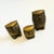 A set of 3 vintage brass owls in varying sizes. Beautiful detailing formed into the brass. Made in Korea. Measurements:...