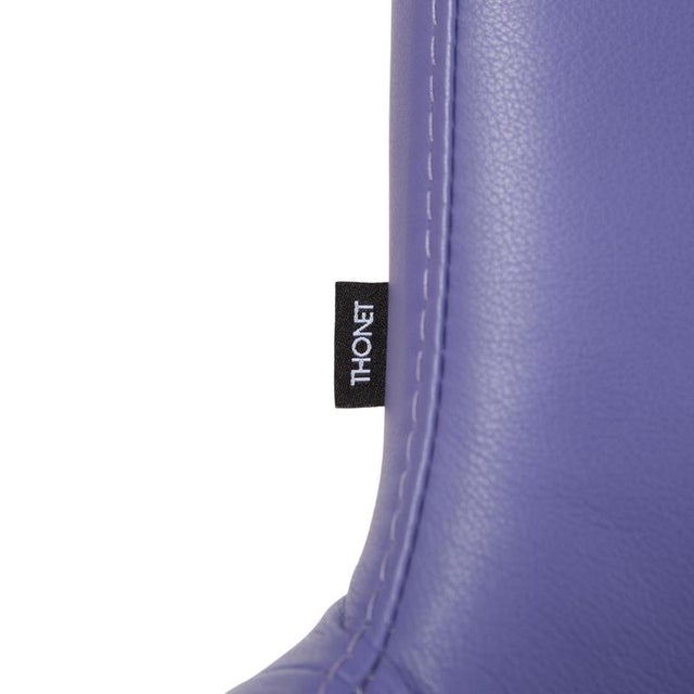 Purple S 845 Leather Office Chair in White Purple with Manual Function from Thonet For Sale - Image 8 of 13
