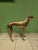 Brass Greyhound Elegant sculpture crafted from a single cast brass, depicting a life-size greyhound. Highly decorative...
