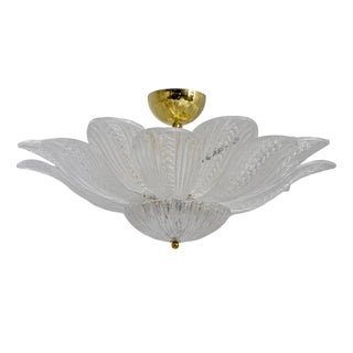 Mid-Century Modern Margherita Murano Glass Ceiling Light, 2000 For Sale