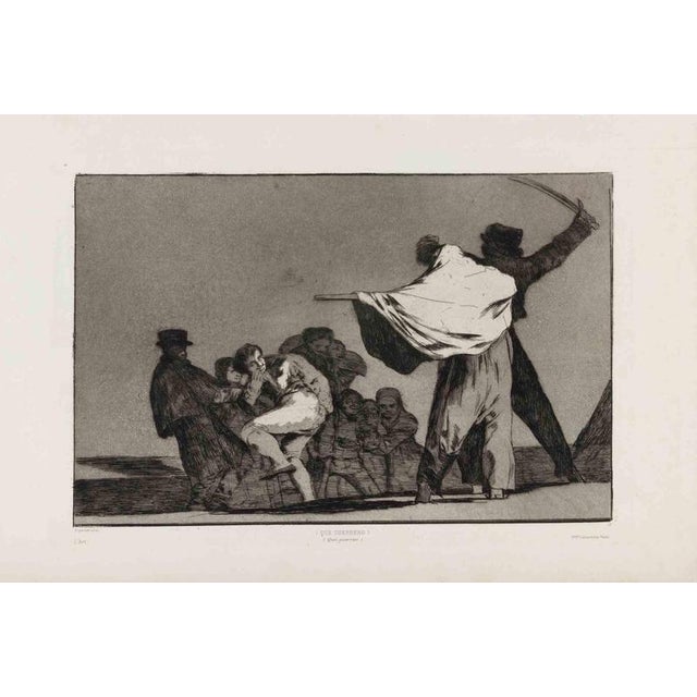 Francisco Goya, What a Warrior!, 1877, Etching For Sale - Image 4 of 4