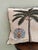 Spanish Revival Vintage Tropical Palm Tapestry & Velvet Throw Pillows Cushions, Set of 3 — Coastal Boho For Sale - Image 3 of 11