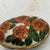 Vintage Cloisonné Enamel Oval Trinket Box – White Ground With Red Floral Motif, Silver-Blue Interior For Sale - Image 4 of 9