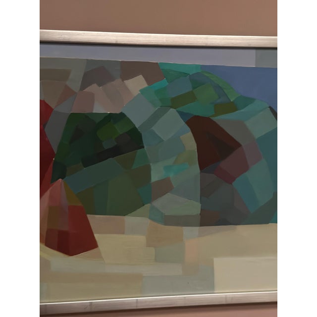 Rune Eringstam, Composition, 1950s, Oil Painting on Canvas, Framed For Sale - Image 9 of 12