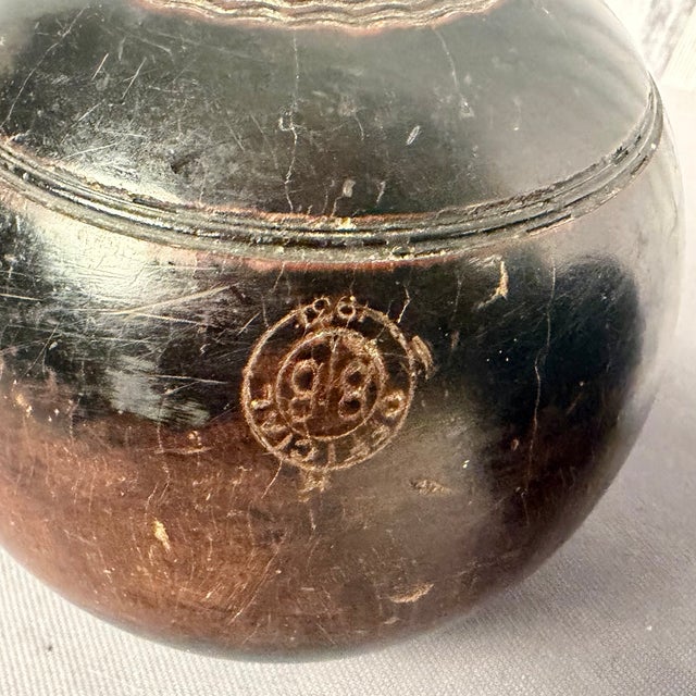 Early 20th Century Pair of Early 20th Century Scottish Monogramed Hardwood Lawn Balls For Sale - Image 5 of 10