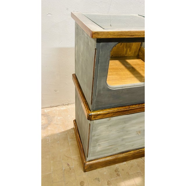 Mid 20th Century Vintage Display Counter, 1940s For Sale - Image 5 of 14