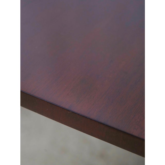 Kindel Mahogany Double Pedestal Dining Table For Sale - Image 10 of 18