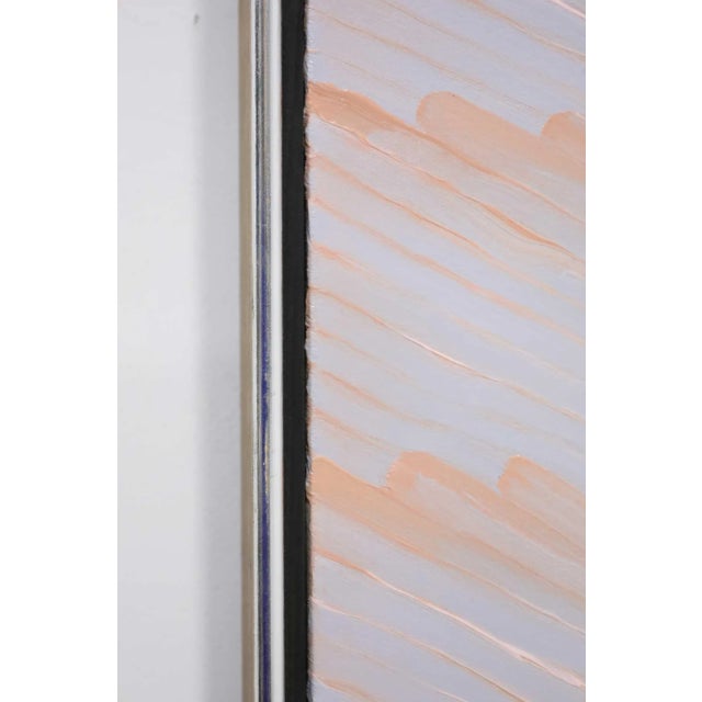 Power Boothe Power Boothe, "Leptotes Marina", DTD 1984, Art, Oil on Canvas 72" X 72" For Sale - Image 4 of 6