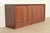 Broyhill Broyhill Emphasis Mid-Century Modern Sculpted Walnut Sideboard Credenza, Newly Refinished For Sale - Image 4 of 12