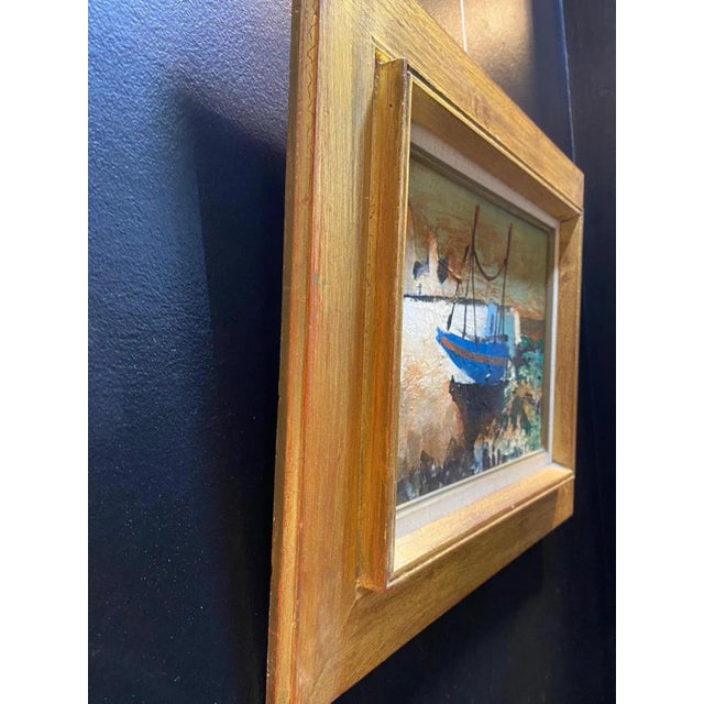 William Goliasch, Dike in Bretagne, Oil on Wood, 1976 For Sale - Image 7 of 9