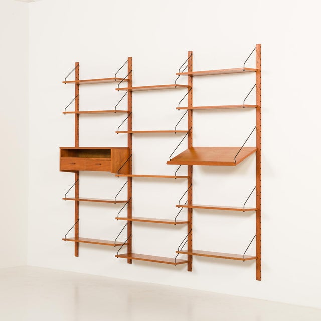 Poul Cadovius Danish Teak Shelving Unit in the style of Cadovius and Sorensen, 1960s For Sale - Image 4 of 16