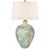 This is a contemporary, one-of-a-kind table lamp base, a studio original made in the United States. It was originally...