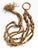 Mid 20th Century Vintage Brown Macramé Hanging Plant Holder With Tassel For Sale - Image 5 of 5
