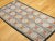 Textile Vintage American Hand Hooked Rug, Wool on Cotton, Allover Geometric Pattern, 28” X 55” For Sale - Image 7 of 10