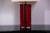 Sculptural Red Metal Table Lamp with D-Lamp Shade, 1980s For Sale - Image 3 of 9