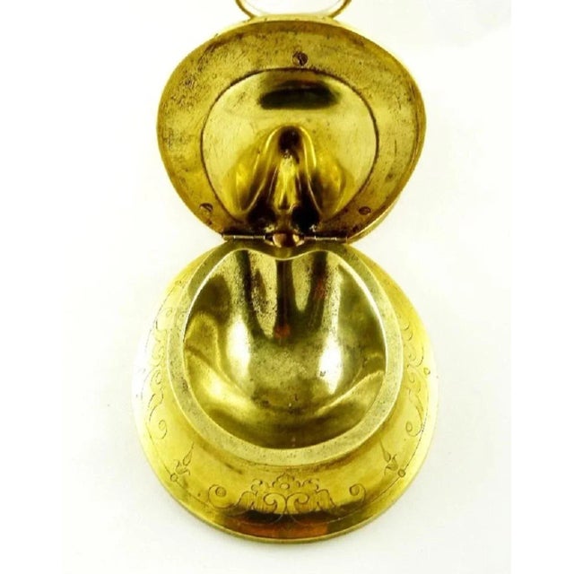 Equestrian Novelty Antique Brass Inkwell, 19th C For Sale - Image 4 of 5
