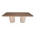 Raye Travertine Dining Table 78" For Sale