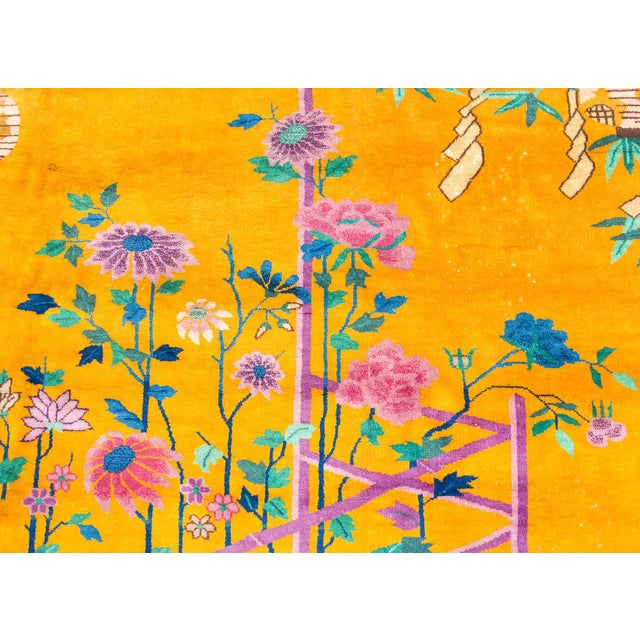 Extraordinary Early 20th Century Chinese Art Deco Rug For Sale - Image 9 of 15