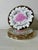 Piero Fornasetti Set of Eight Pink Splash Luster Salad/Dessert Plates For Sale - Image 4 of 12
