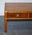 Vintage Military Campaign Yew Wood and Brass 3 Drawer Coffee Table For Sale - Image 4 of 14