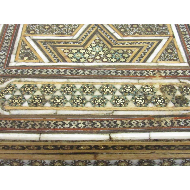 Antique Persian Quajar Inlaid Micro Mosaic Box For Sale - Image 14 of 17