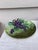 Late 19th Century 19th Century Majolica Grapes Wall Platter Longchamp For Sale - Image 5 of 7