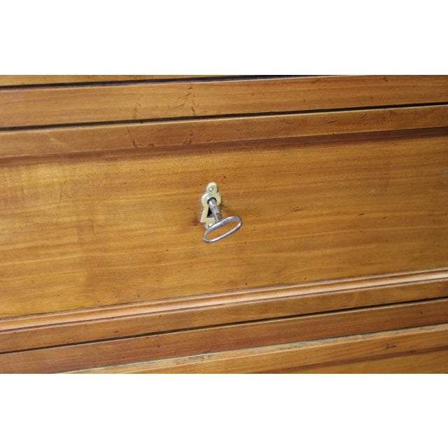 Louis XVI Style Chest of Drawers in Cherry Wood, 1800s For Sale - Image 10 of 12