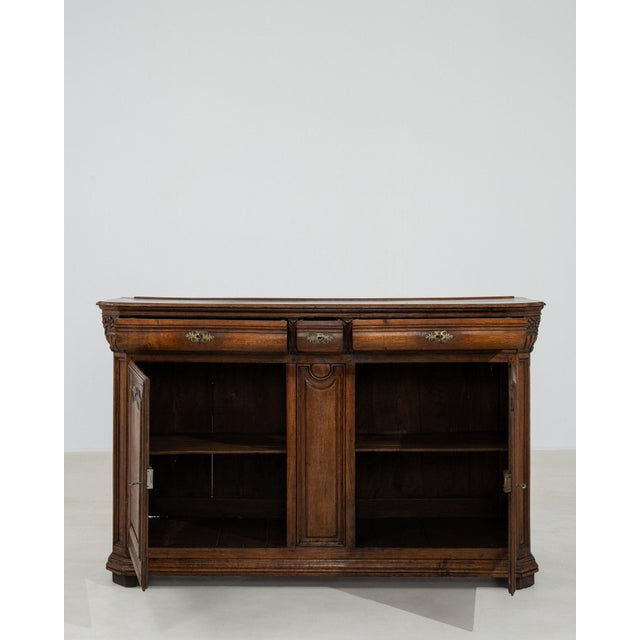 19th Century 19th Century France Brown Wood Storage Cabinets & Cupboards For Sale - Image 5 of 11