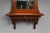 Brown Art Nouveau Wall Mirror with Console in Walnut, Early 20th Century For Sale - Image 8 of 16