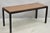 Vintage Mid Century Modern Steel Metal & Faux Rosewood Laminate Coffee Table For Sale - Image 14 of 14